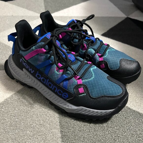 New Balance Shando 'Black Team Royal' Trail Running Sneakers Women's 10.5 WIDE - Picture 1 of 13